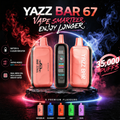 YAZZ BAR 67 35,000 PUFFS DISPOSABLE VAPE - DISPLAY OF 5