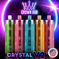 AL FAKHER CROWN BAR CRYSTAL V2 12,000 PUFFS DISPOSABLE VAPE - DISPLAY OF 5