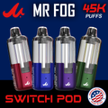 MR FOG SWITCH 45,000 PUFFS (ONLY POD) DISPOSABLE VAPE - DISPLAY OF 5 (USA COMPLIANT VAPE)
