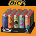 BIC ROTATING TRENDS LIGHTER - DISPLAY OF 50