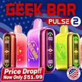 GEEK BAR PULSE 2 NEW EDITION 25,000 PUFFS DISPOSABLE VAPE - DISPLAY OF 5
