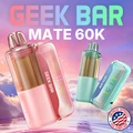 GEEK BAR MATE (MADE IN INDONESIA) 60,000 PUFFS DISPOSABLE VAPE (POD ONLY) - DISPLAY OF 5