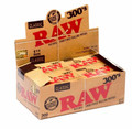 RAW 300's UNREFINED ROLLING PAPERS 1 1/4 - 20CT
