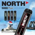 NORTH NIC 5% RECHARGEABLE DISPOSABLE 10ML 5000 PUFFS
