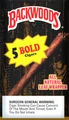 BACKWOODS NATURAL LEAF CIGARS 5-PACK - DISPLAY OF 8