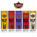 SWISHER SWEETS BLK TIP NATURAL LEAF CIGARS 2-PACK - DISPLAY OF 15