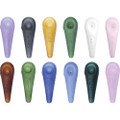 KUSHRX 4.1" ASTROLOGY GLASS HAND PIPES - DISPLAY OF 12