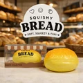 BREAD SQUEEZE SQUISH TOY - DISPLAY OF 12