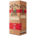 ZIG-ZAG UNBLEACHED CONES 1¼ SIZE