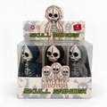 SKULLMAN 3-PARTS GRINDER MULTI COLOR - DISPLAY OF 6