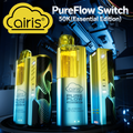 AIRIS PURE FLOW SWITCH 50,000 PUFFS DISPOSABLE VAPE - DISPLAY OF 5