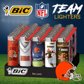 BIC CLEVELAND BROWNS NFL LIGHTER DISPLAY - DISPLAY OF 50