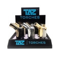 TAZ ANGLED NECK TORCH LIGHTER - DISPLAY OF 9 (TAZ-1036)