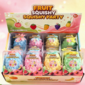 CRUNCHY PINEAPPLE SQUISH TOY - DISPLAY OF 12