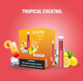 KOPPIE 5percent DISPOSABLE DEVICE 6ML 2500 PUFFS - DISPLAY OF 10