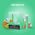 KOPPIE 5percent DISPOSABLE DEVICE 6ML 2500 PUFFS - DISPLAY OF 10