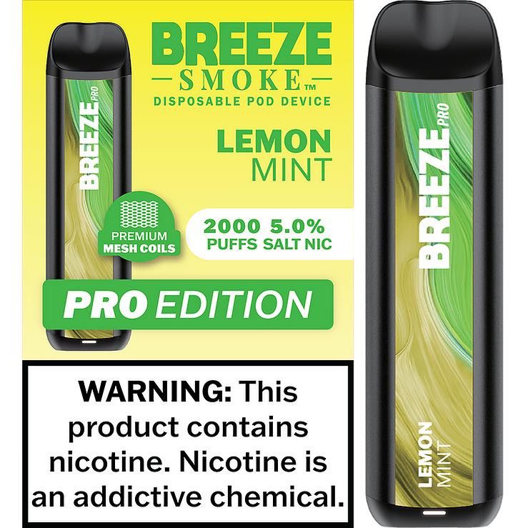 Breeze smoke pro edition 5% disposable device 6ml (2000 puffs)