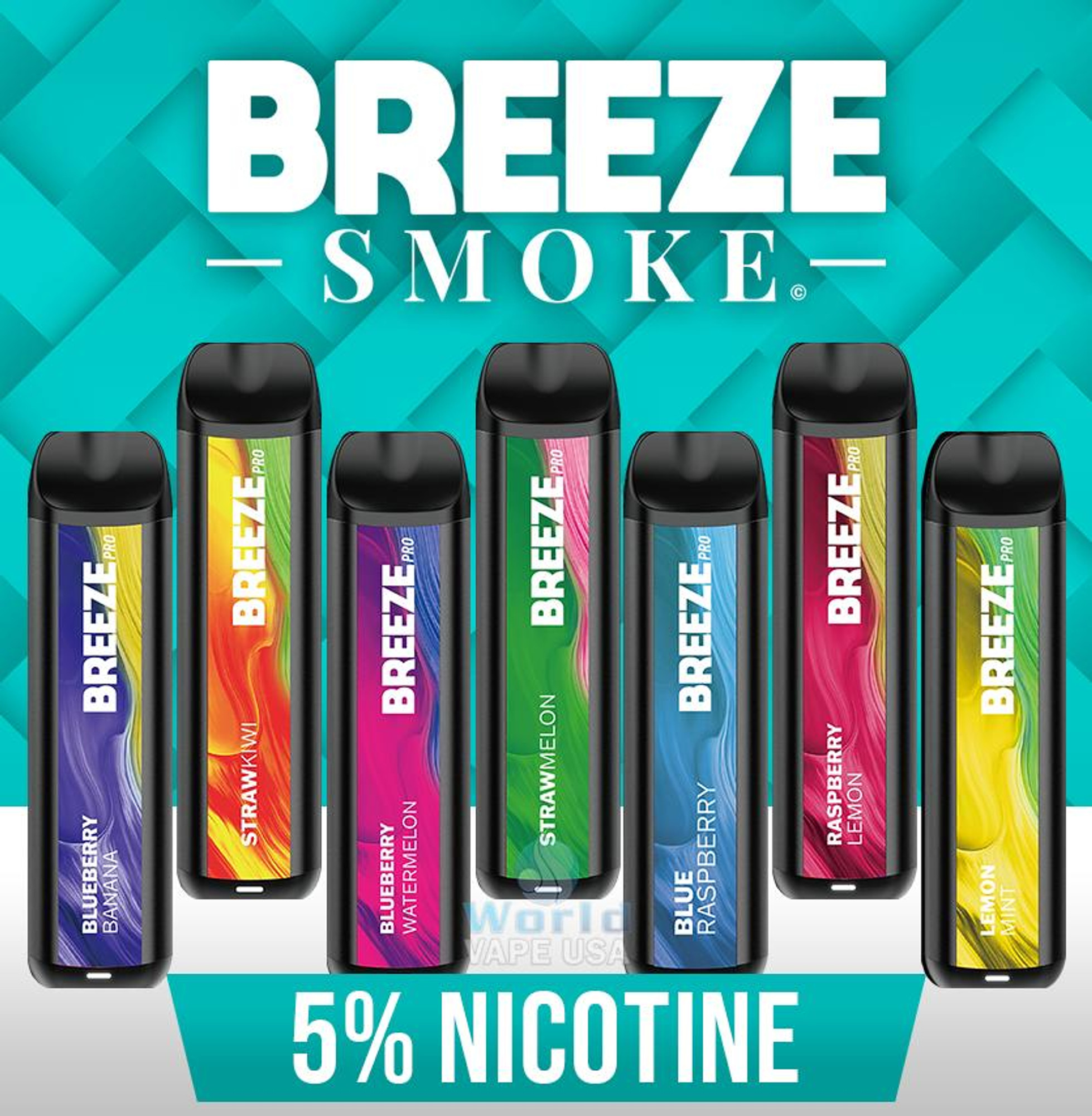 Breeze smoke pro edition 5% disposable device 6ml (2000 puffs