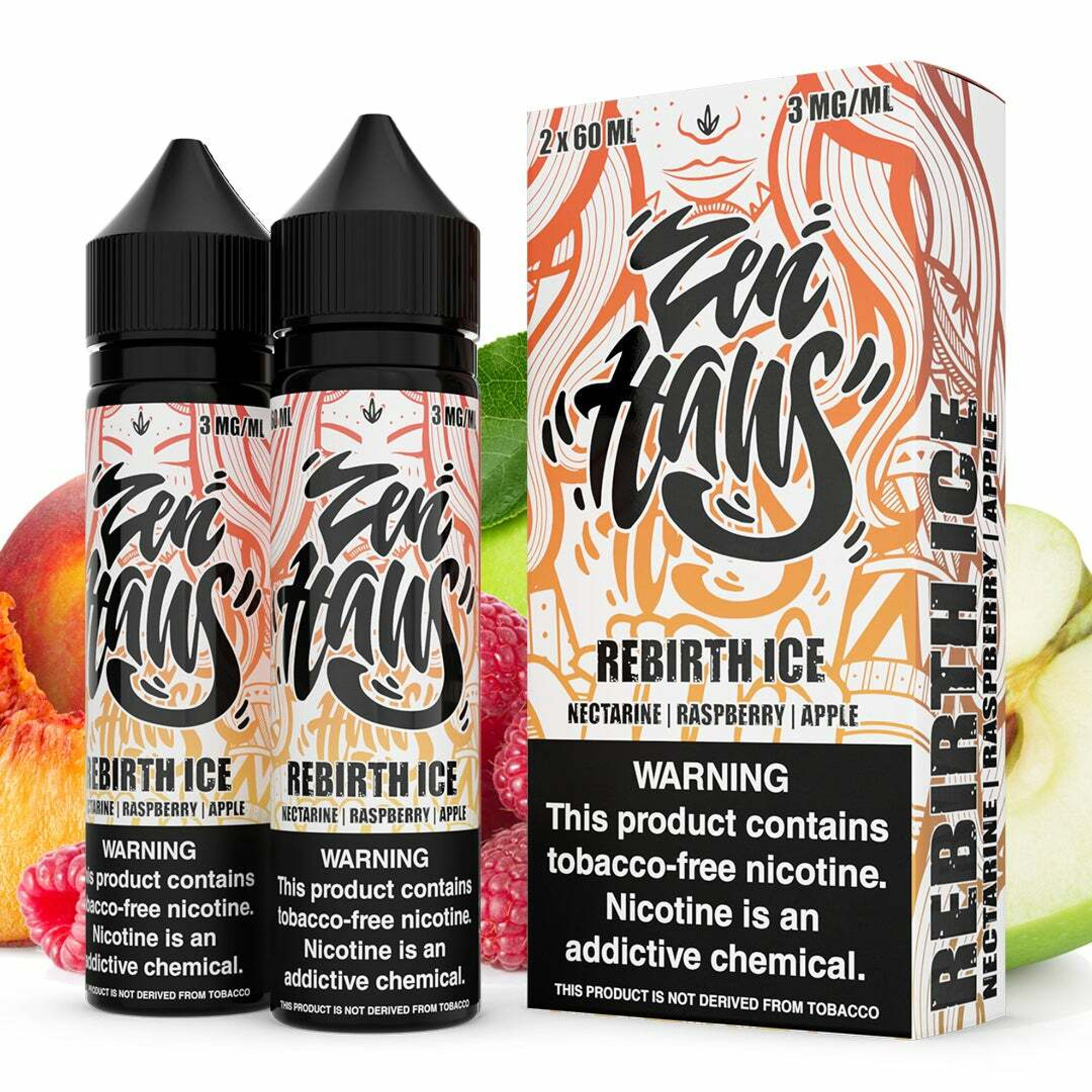 ZEN HAUS ICED VAPE JUICE 2x60ML