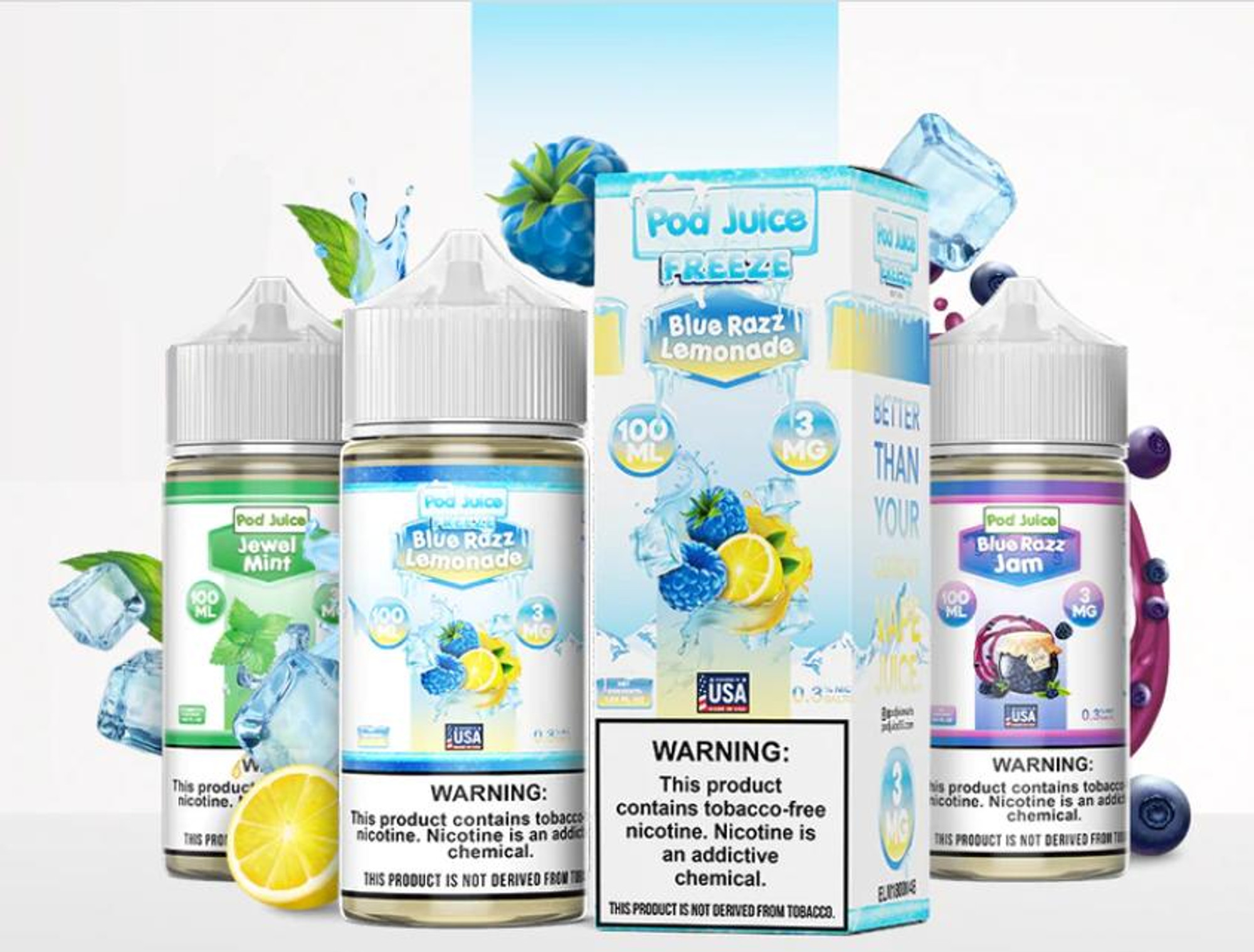 POD JUICE TFN E-LIQUID - 100ML - World Vape USA