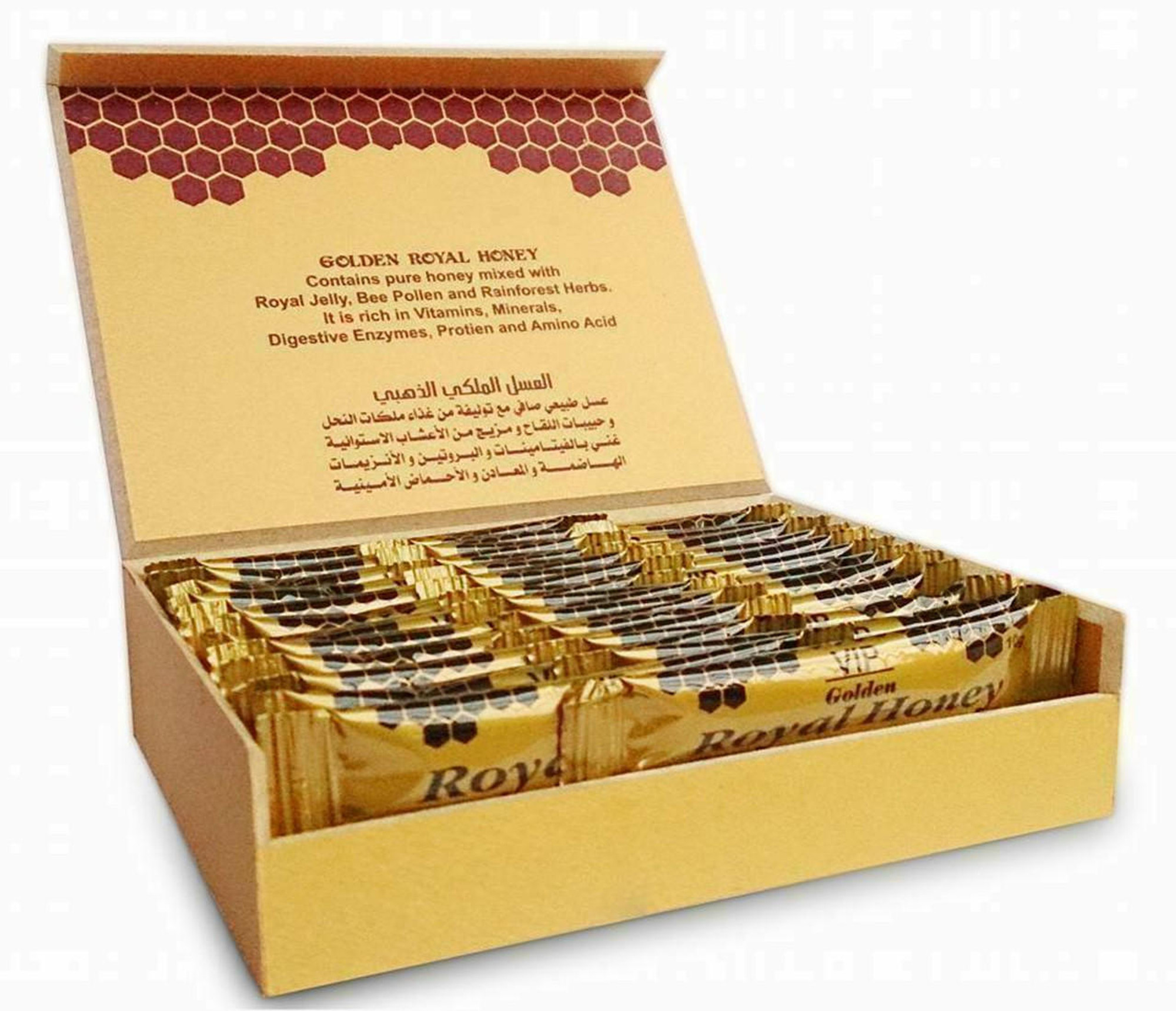 VIP ROYAL HONEY MALE ENHANCEMENT DISPLAY - 12CT