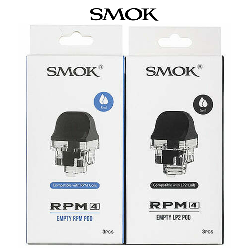 SMOK RPM 4 5ML REFILLABLE POD - PACK OF 3CT