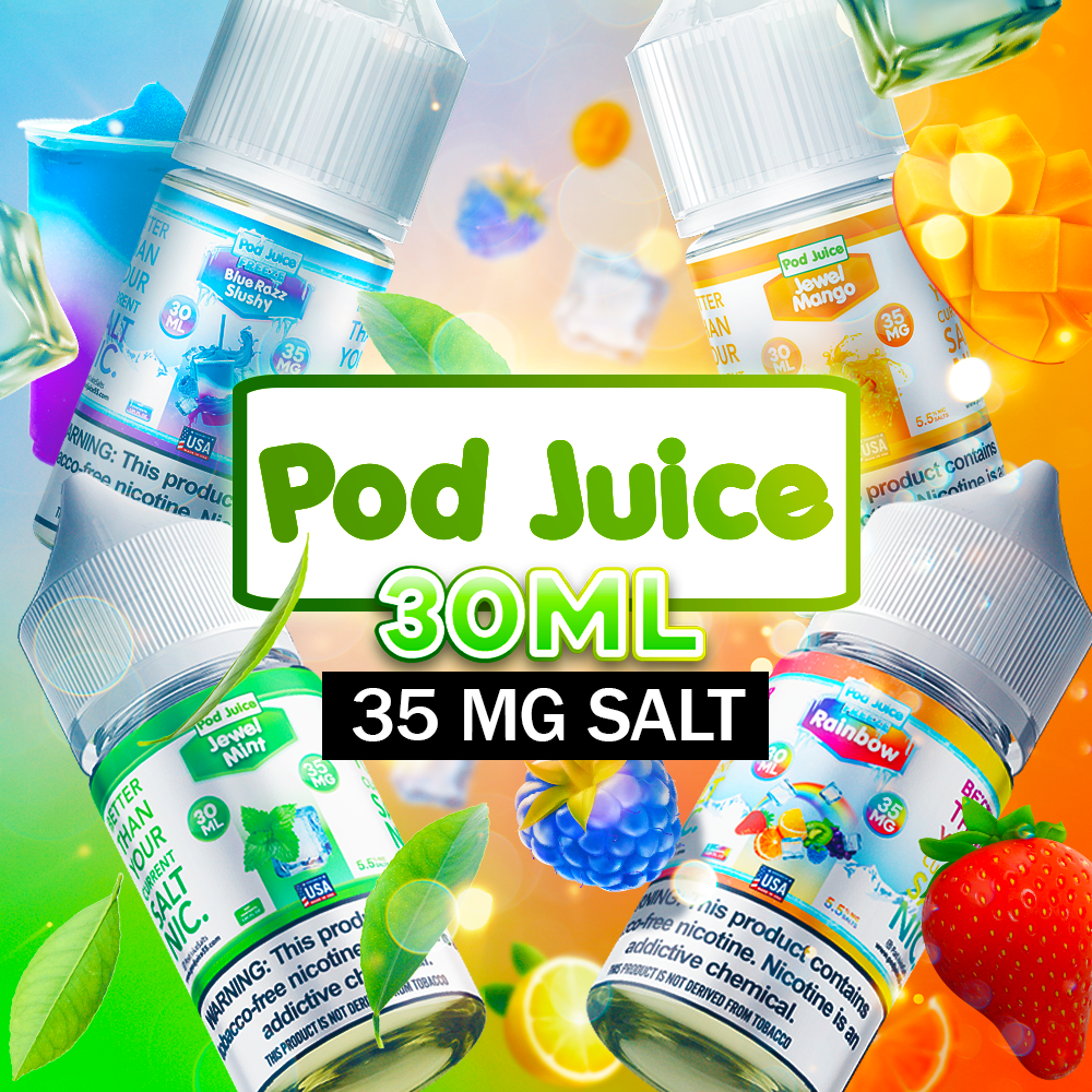 POD JUICE 35MG TF NICOTINE SALT E-LIQUID - 30ML