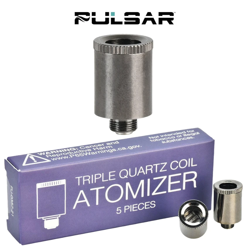 PULSAR SIPPER TRIPLE QUARTZ WAX ATOMIZER COIL - PACK OF 5CT