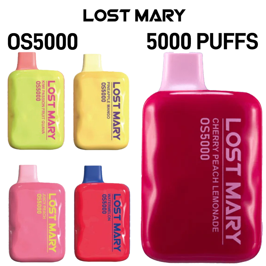 LOST MARY OS5000 DISPOSABLES 10ML - DISPLAY OF 10