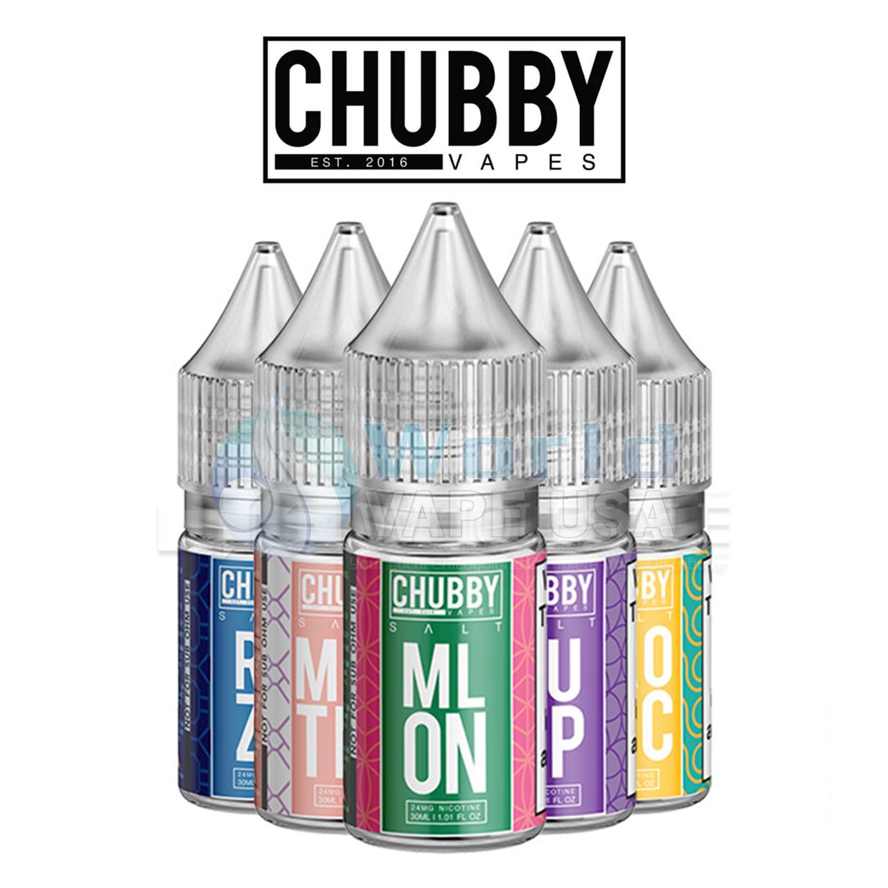  CHUBBY VAPES SALTS E-LIQUID 30ML - 50MG 