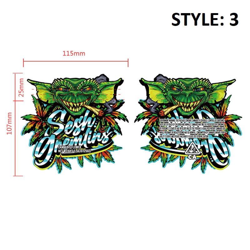  SMELL PROOF MYLAR BAGS 3.5G - BAG OF 100CT 