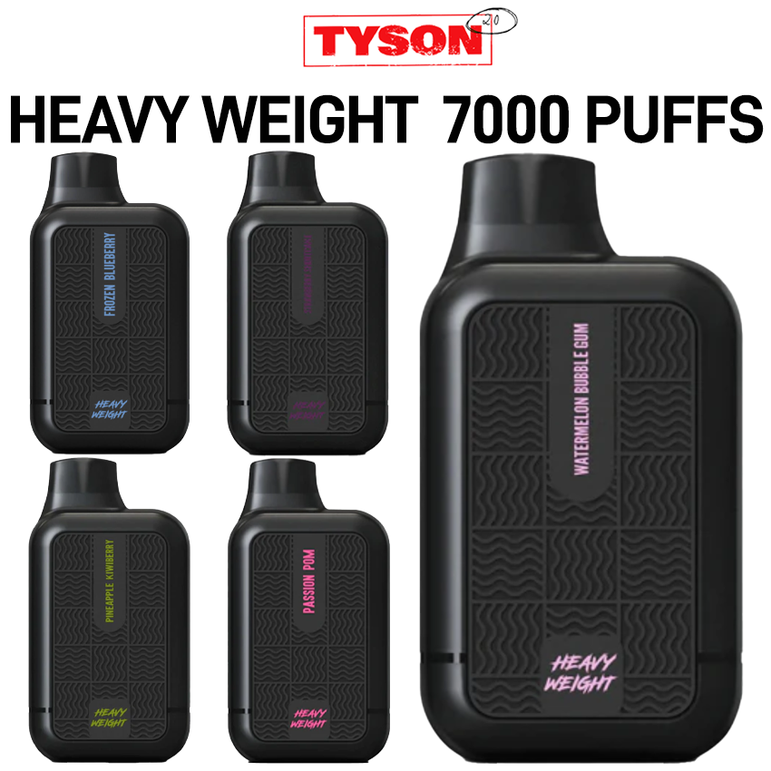  TYSON 2.0 HEAVY WEIGHT 15ML 7000 PUFFS 5% NICOTINE DISPOSABLE DEVICE - 10CT DISPLAY 