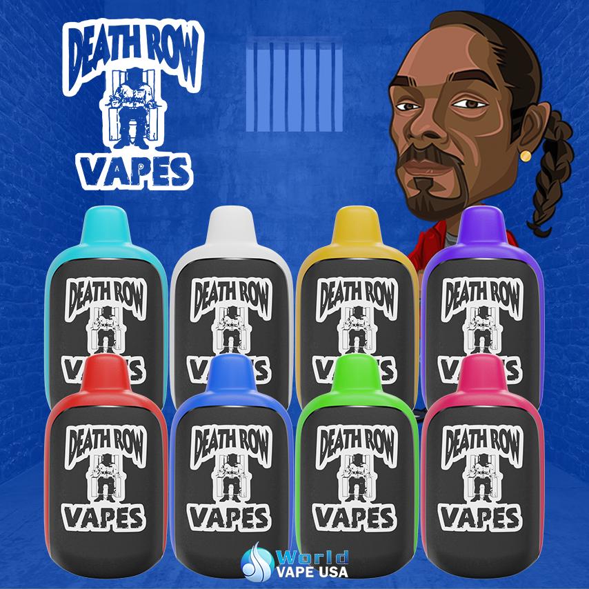  DEATH ROW VAPES 5% NIC DISPOSABLE 10.5ML 5000 PUFFS - 5CT DISPLAY 