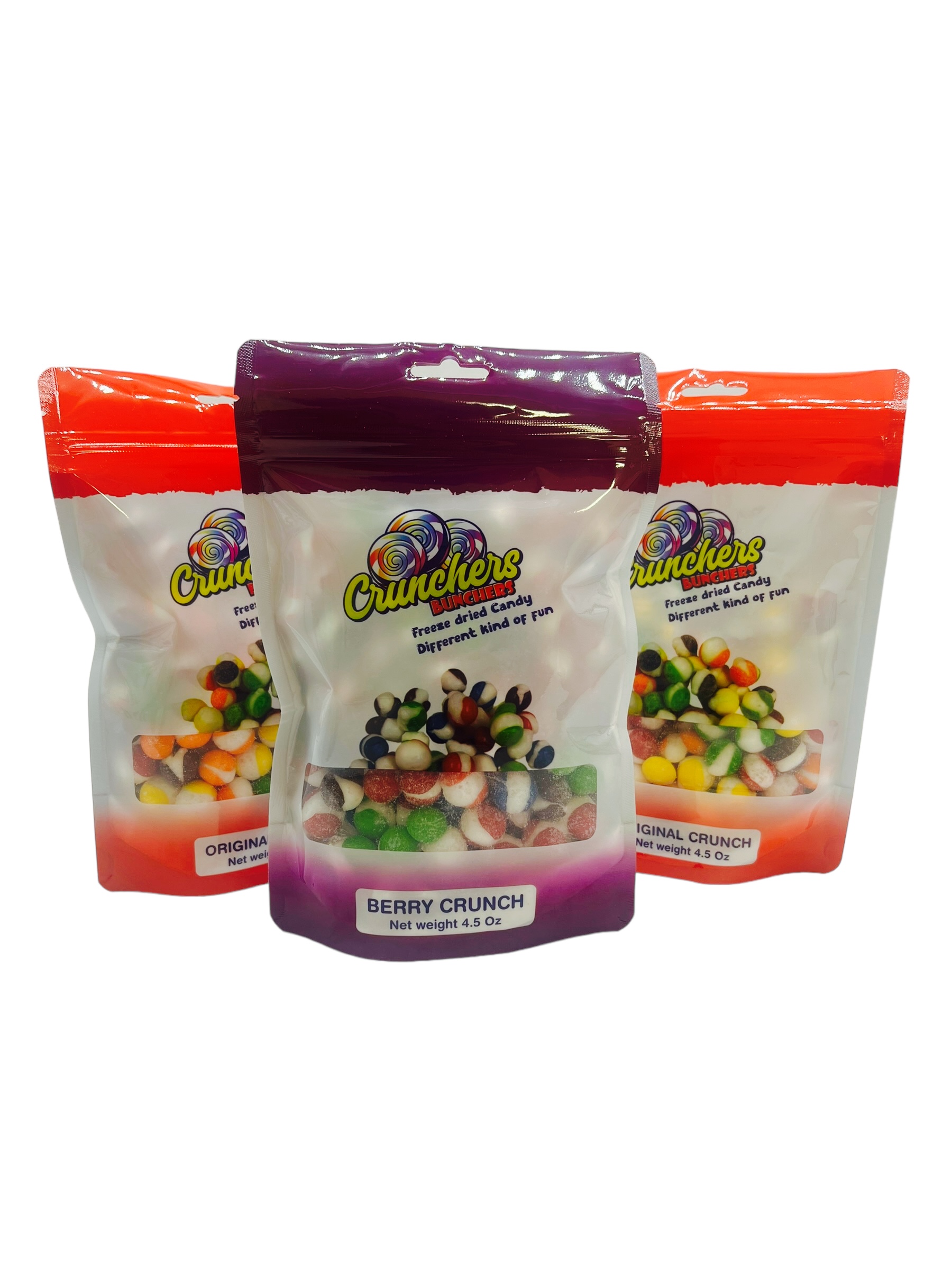 CRUNCHERS BUNCHERS FREEZE DRIED CANDY 4.5OZ PACK