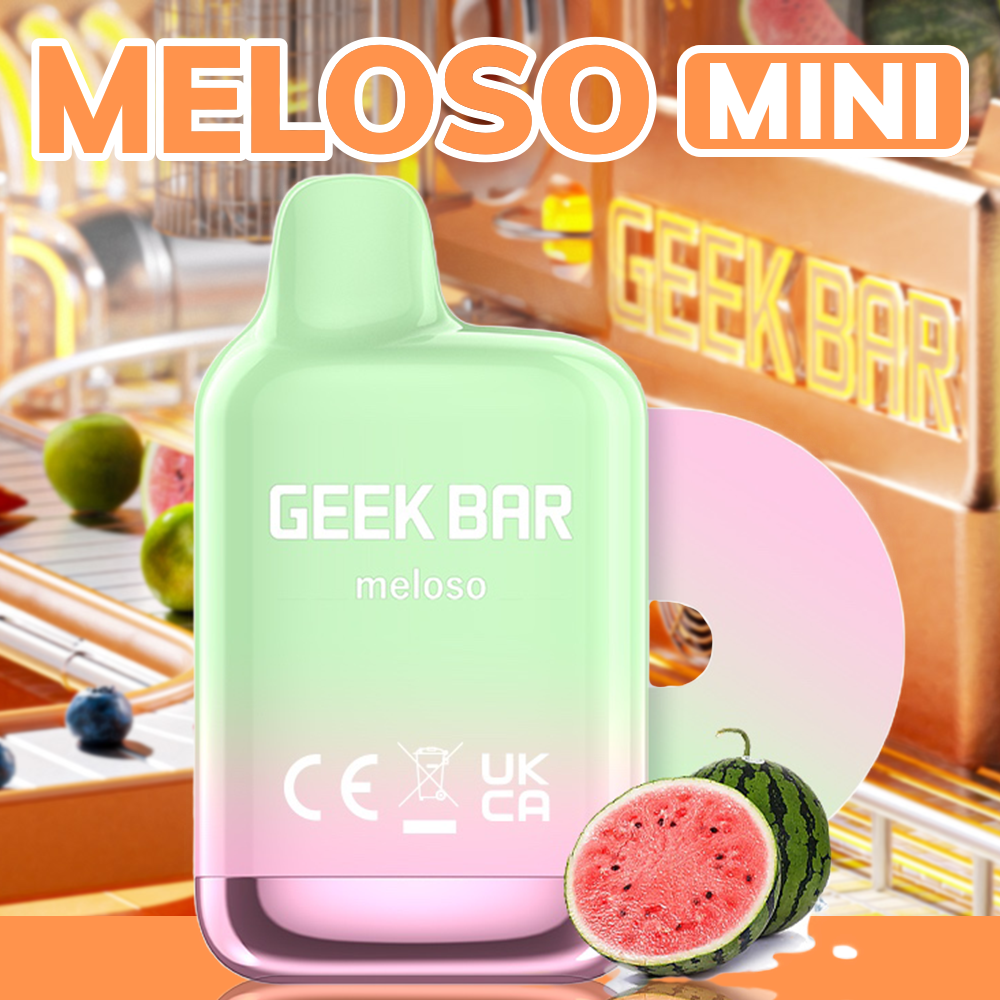 GEEK BAR MELOSO MINI 1500 PUFFS DISPOSABLE VAPE - DISPLAY OF 10