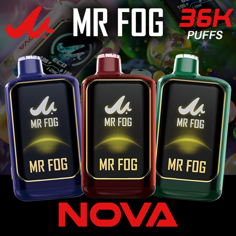 MR FOG NOVA 20ML 36,000 PUFFS DISPOSABLE VAPE - DISPLAY OF 5