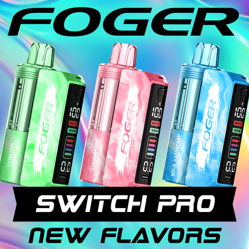 FOGER SWITCH PRO KIT 30,000 PUFFS DISPOSABLE VAPE - DISPLAY OF 5