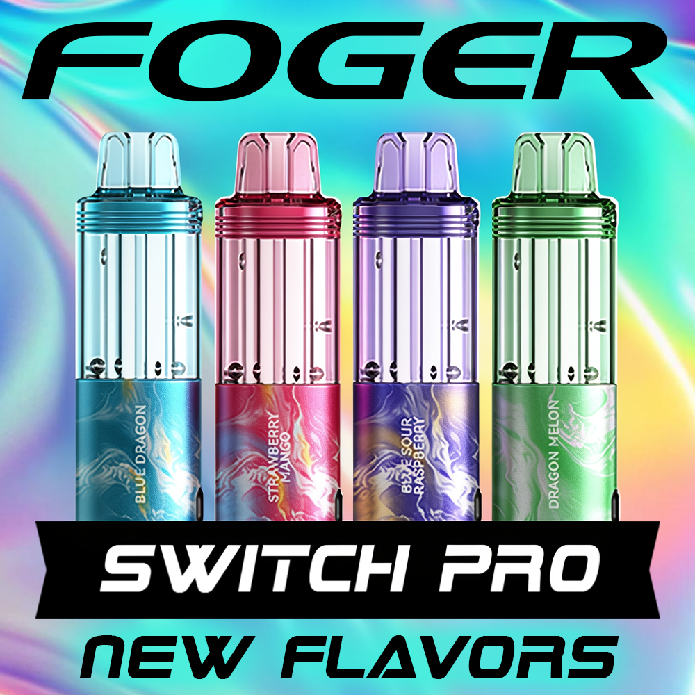 FOGER SWITCH PRO 30,000 PUFFS DISPOSABLE POD - DISPLAY OF 5
