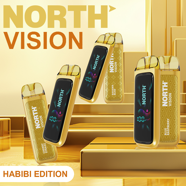 NORTH (HABIBI EDITION) 5000 PUFFS DISPOSABLE VAPE - DISPLAY OF 10