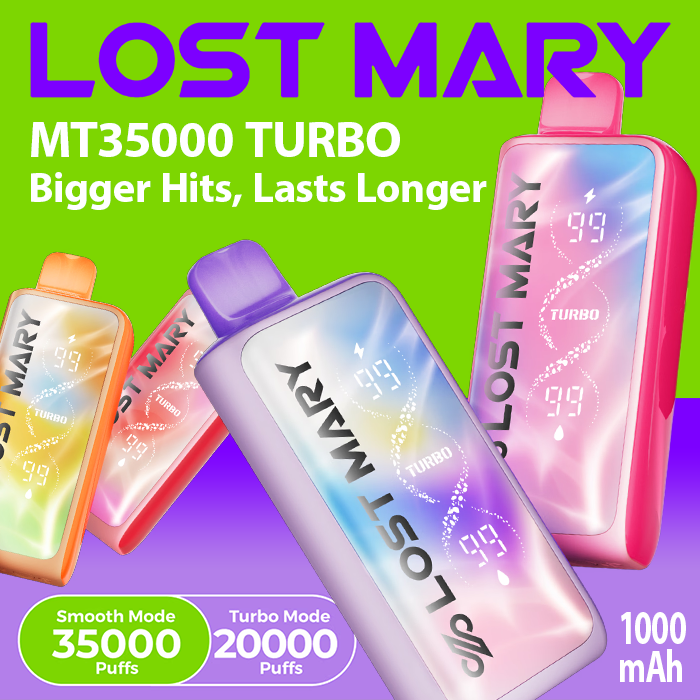 LOST MARY MT35000 TURBO 35,000 PUFFS - DISPLAY OF 5