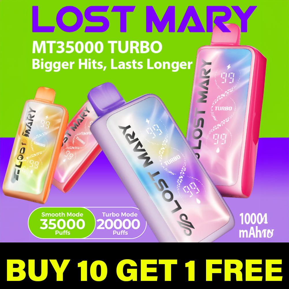 LOST MARY MT35000 TURBO 35,000 PUFFS - DISPLAY OF 5