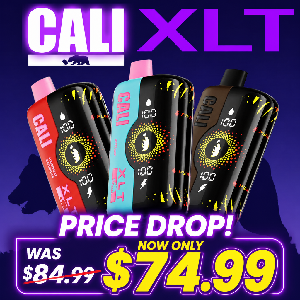 CALI XLT 40,000 PUFFS DISPOSABLE VAPE - DISPLAY OF 6