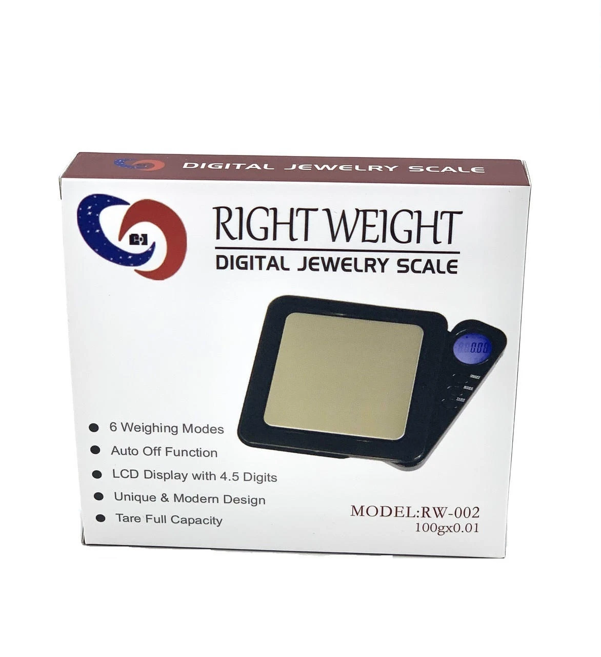 RIGHT WEIGHT DIGITAL SCALE RW-002 100g x 0.01