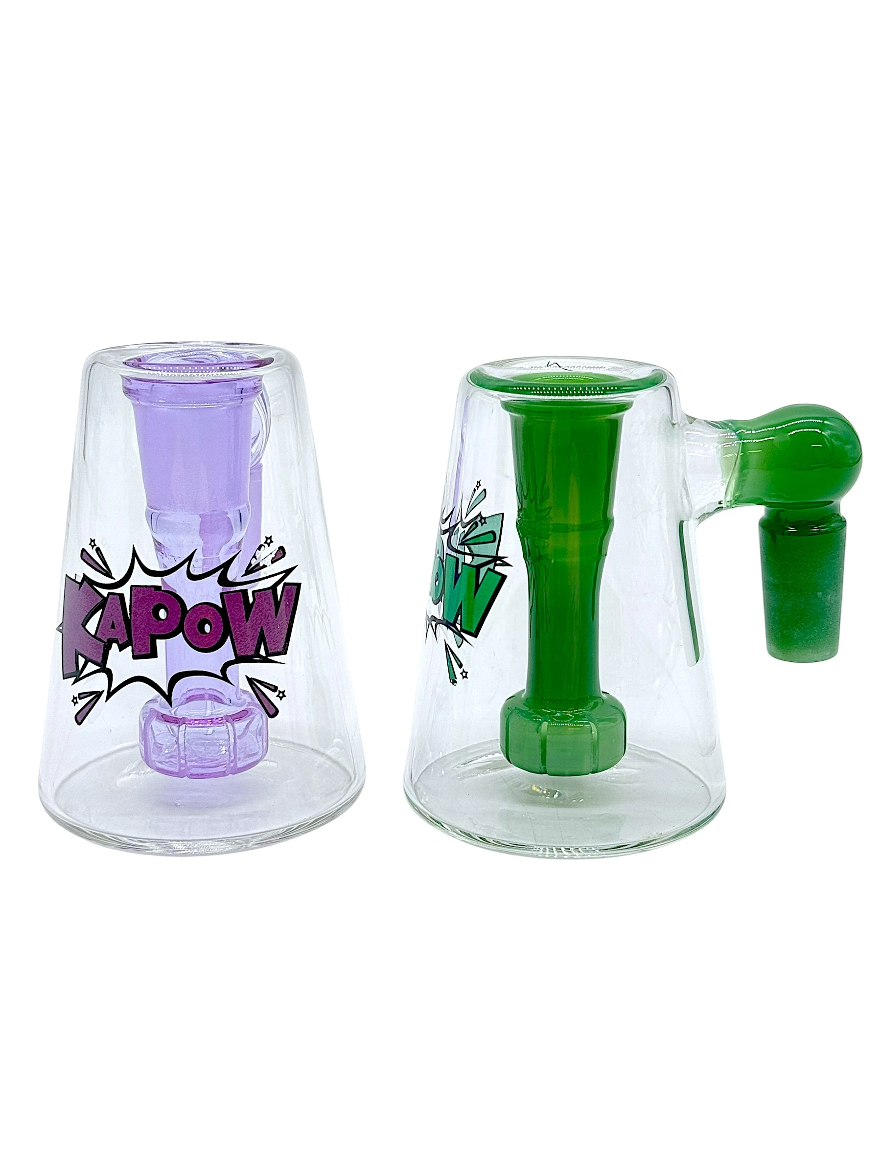KAPOW GLASS CONE 90 DEGREES DISC PERC ASH CATCHER (RSE-17)