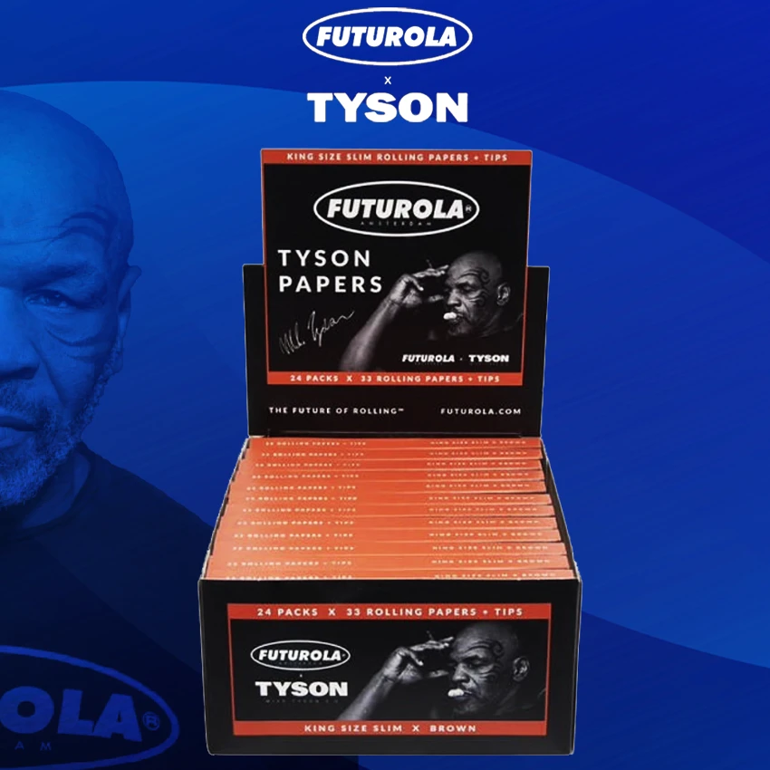 FUTUROLA TYSON RANCH PAPERS + TIPS KING SIZE SLIM - 24CT DISPLAY