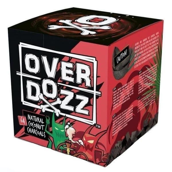 OVERDOZZ CUBE CHARCOAL COALS BY STARBUZZ - 64CT