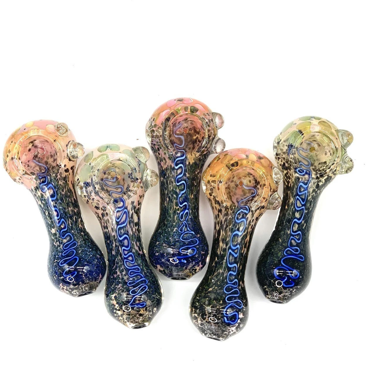 GOLD FUME HEAD HANDPIPE 4" - BAG OF 5 (HP878)