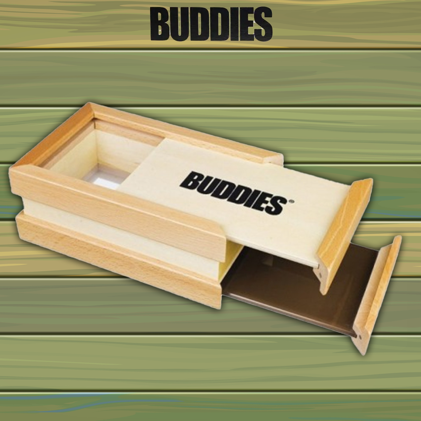 RAW BUDDIES SIFTER WOODEN STORAGE BOX
