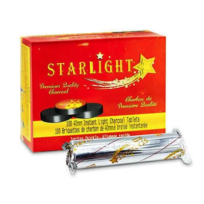 SUNLIGHT CHARCOAL 40MM - 12CT/100PCS