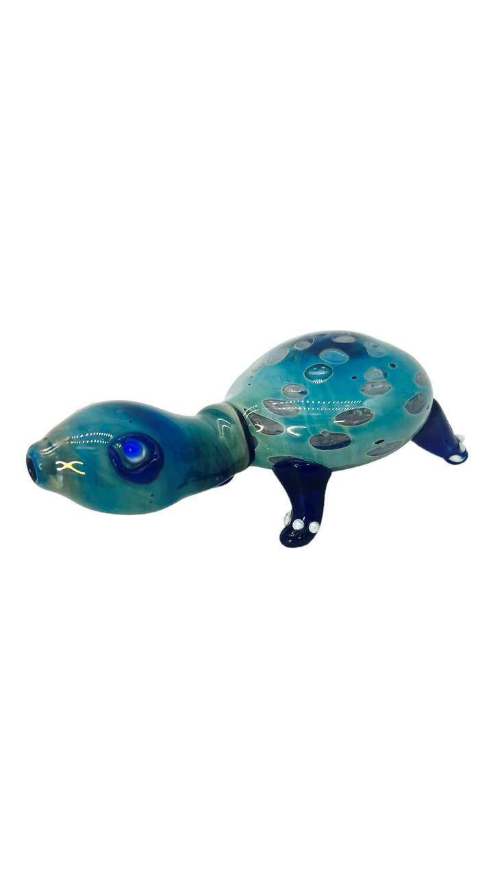 COLORED TURTLE HANDPIPE 5"